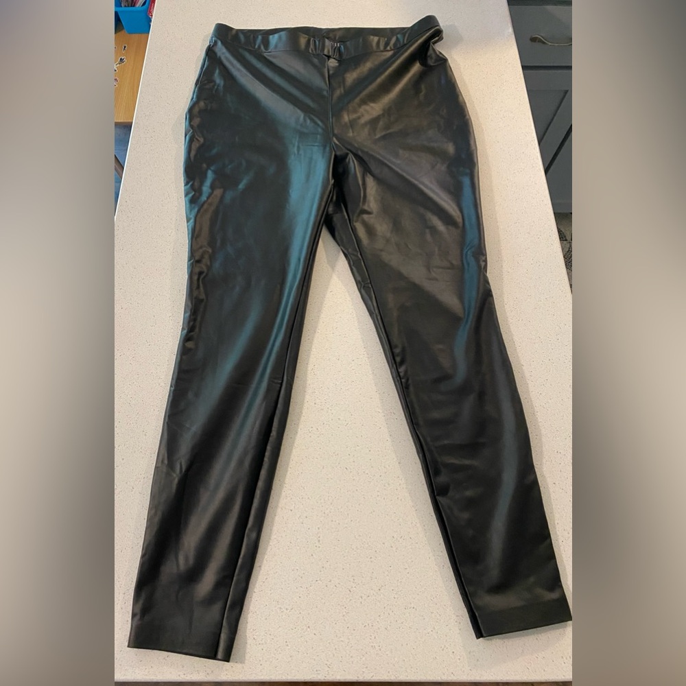ELOQUII Faux Leather Leggings